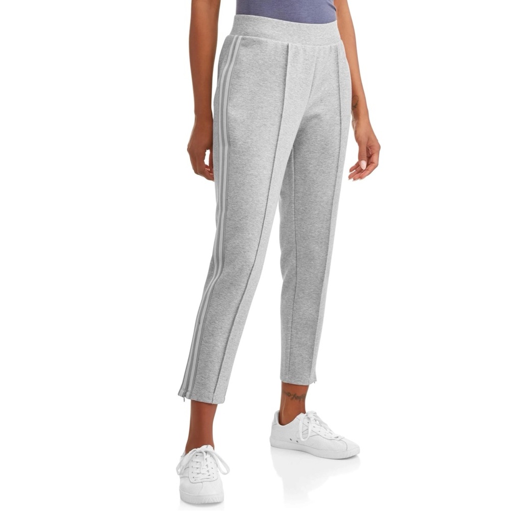 Aviva Gray Casual Travel Pants Sz M/L